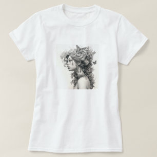 Camiseta Personalizado Elegante Adicione seu próprio presen