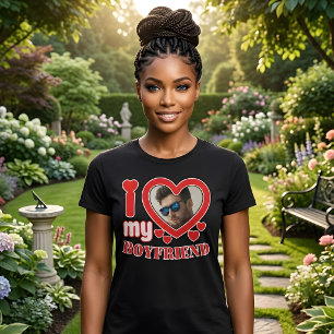 Camiseta Personalizado Eu Amo Meu Namorado
