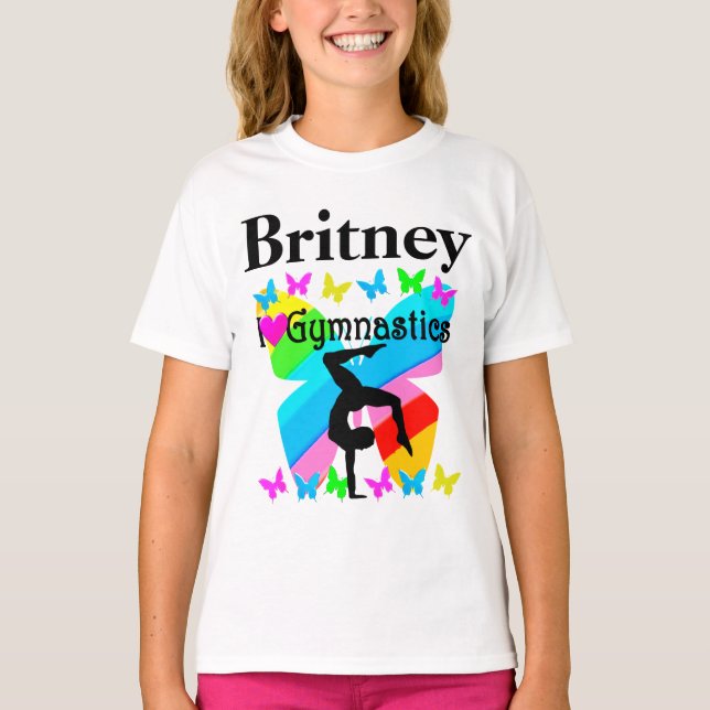 CAMISETA PERSONALIZADO EU AMO O TOPO DO TANQUE GINÁSTICO (Frente)