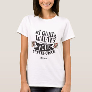 Camiseta Personalizado Eu Inclino Qual é o seu super poder