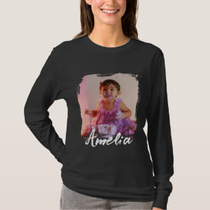 Camiseta Personalizado, Foto de Aniversário Moderna e Legal