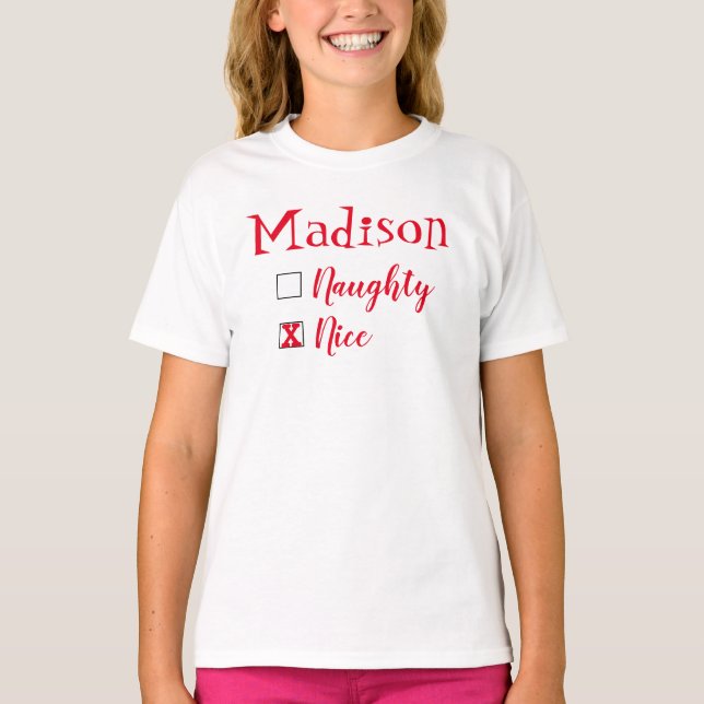 Camiseta Personalizado Mal ou Bem Comportado (Frente)