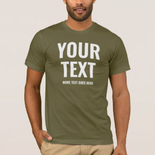 Camiseta Personalizado Mens Moderno Melhor Modelo Verde do