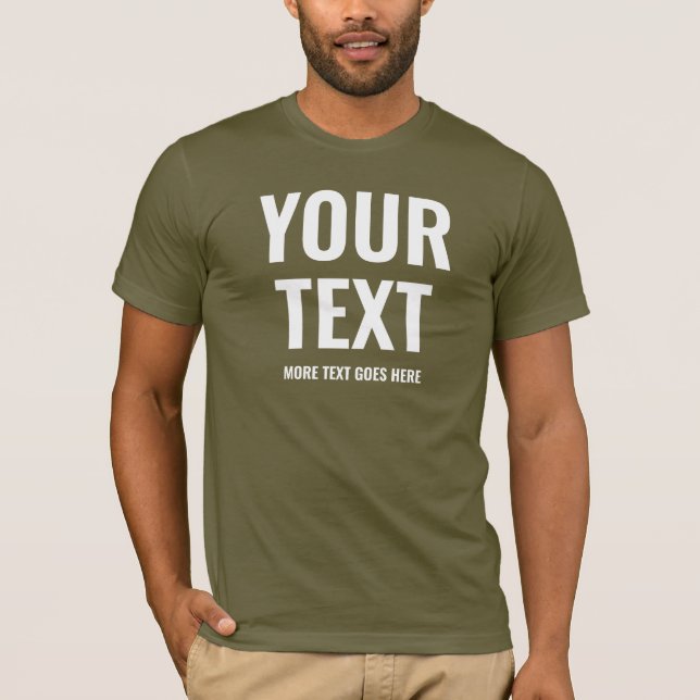 Camiseta Personalizado Mens Moderno Melhor Modelo Verde do  (Frente)