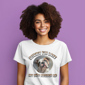Camiseta Personalizado Meu Cachorro Precisava De Mim - Cami