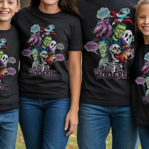 Camiseta Personalizado Monstro da Família Correspondente a 