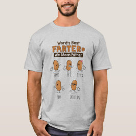 Camiseta Personalizado Mundo melhor até 5