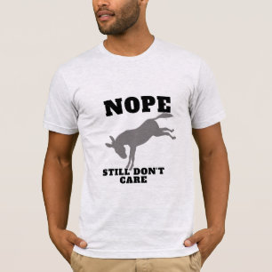 Camiseta Personalizado Não se importa Memes citações eng