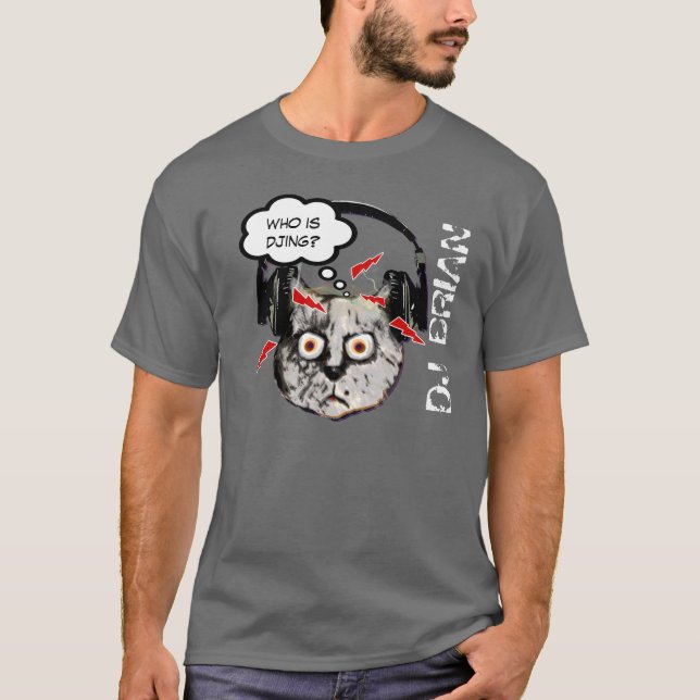 Camiseta personalizado para o DJ (Frente)