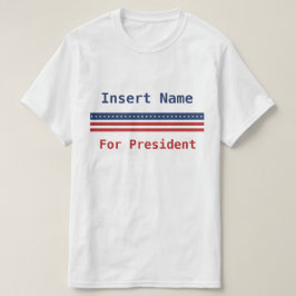 Camiseta Personalizado para o presidente