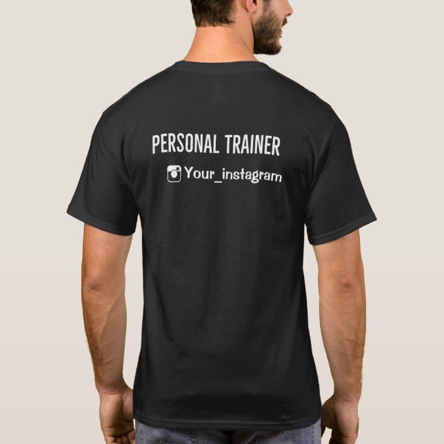 Camiseta Personalizado pelo Treinador Pessoal (Verso)