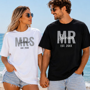 Camiseta Personalizado Personalizado Casais de correspondên