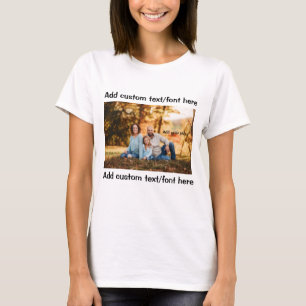 Camiseta Personalizado Personalizado com Teto de Fotografia