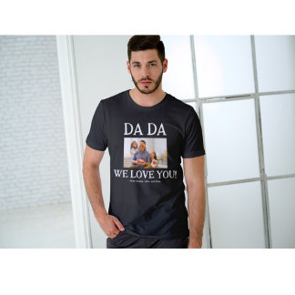 Camiseta Personalizado personalizado do Dia de os pais Dada