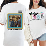 Camiseta Personalizado Qualquer Foto Vintage Idade Legal<br><div class="desc">Celebre seu dia especial em estilo eterno com nossa Foto de Natal Legal de qualquer idade personalizada! Esteja você comemorando um marco como um 70, 80 ou 90, ou abraçando a entusiasmo de fazer 21, 30, 40, 50 ou 60, nossa camisa adiciona um toque de nostalgia clássica à sua celebração....</div>