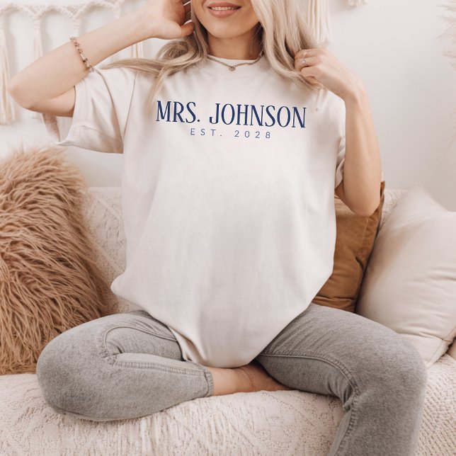 Camiseta Personalizado Sr & Sra. Shirt, Presente de Lua de  (mr and mrs shirts, honeymoon t-shirts, newlyweds gift, personalized couple shirts, wedding shirts,)