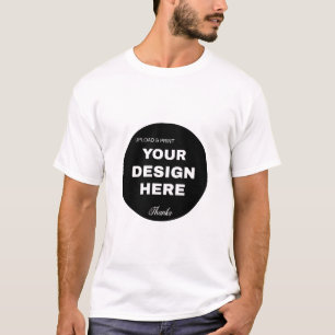 Camiseta personalizado, único, elegante e minimalista