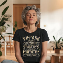 Personalizado vintage 75º aniversário tema uísque