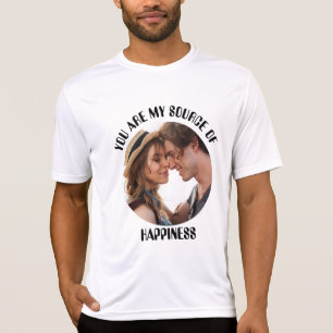 Camiseta Personalizado Você É Minha Fonte De Foto De Felici