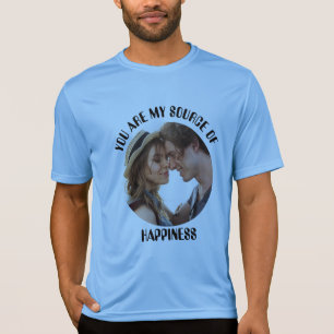 Camiseta Personalizado Você É Minha Fonte De Foto De Felici