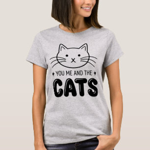 Camiseta Personalizado Você Eu e a Tipografia Minimalista P