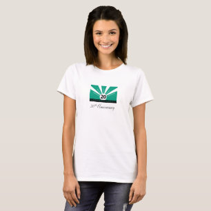 Camiseta Personalizar, 20 Ano de Aniversário de Funcionár