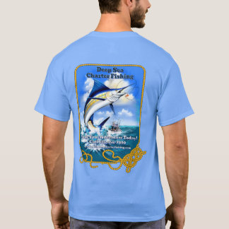 Camiseta Personalizar a frota de pesca desportiva do Oceano