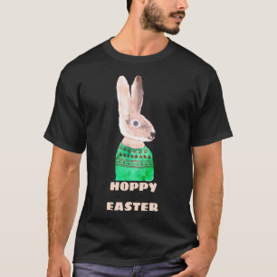 Camiseta Personalizar a mordaça de coelho do EASTER para h
