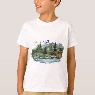 Camiseta Personalizar a vida selvagem alta das montanhas