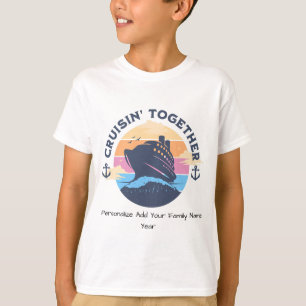 Camiseta Personalizar as Férias de Cruzeiros e Sunset
