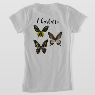 Camiseta Personalizar borboletas tropicais