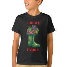Camiseta Personalizar Botas Novas do Papai Noel