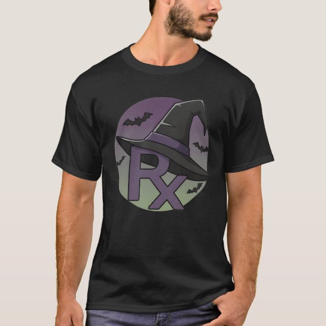 Camiseta Personalizar Camisa-T de Hat RX Halloween da Bruxa (Frente)