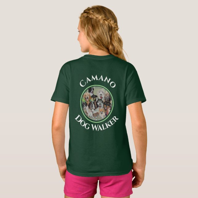 Camiseta Personalizar cidade, cargo, descrição do cargo (Parte Traseira Completa)