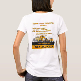 Camiseta Personalizar Construtor Geral de Escavação Constru