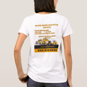 Camiseta Personalizar Construtor Geral de Escavação Constru