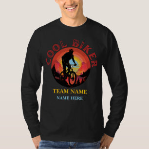 Camiseta Personalizar Equipe de Biqueamento Legal do Biker