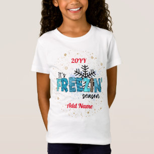 Camiseta Personalizar estação de congelando