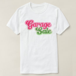 Camiseta Personalizar este T-Shirt de Venda de Garagem