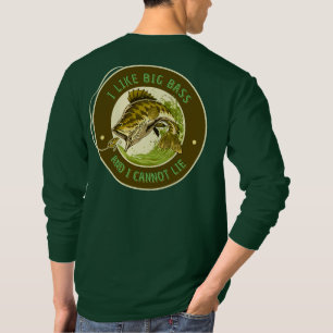 Camiseta Personalizar Eu Gosto de Grandes Bagres E Não Poss