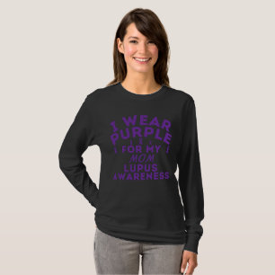 Camiseta Personalizar Eu Visto Roxo Para A Consciência Da M