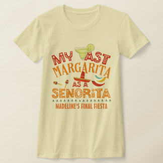 Camiseta Personalizar Fiesta Minha Última Margarita Como Um