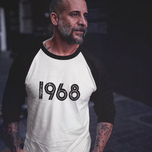 Camiseta Personalizar Grunge de Vintagem Clássica do Ano de