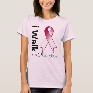 Camiseta Personalizar I Walk For Head and Neck Cancer