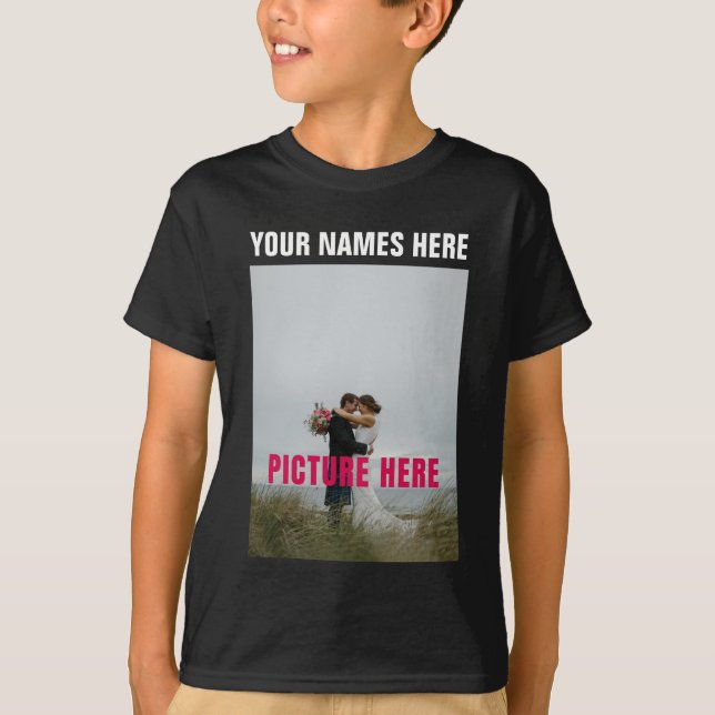 Camiseta Personalizar Imagem de Foto Pessoalizada (Frente)