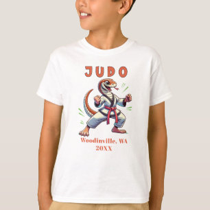 Camiseta Personalizar Judo Praticante Local Nome Data