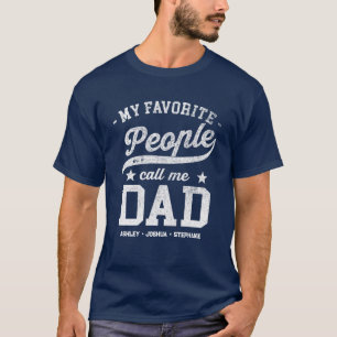 Camiseta Personalizar Meu Pessoas Favorito Me Chame De Pai 