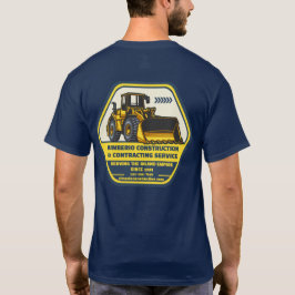 Camiseta Personalizar Negócio de Contratação de Construção