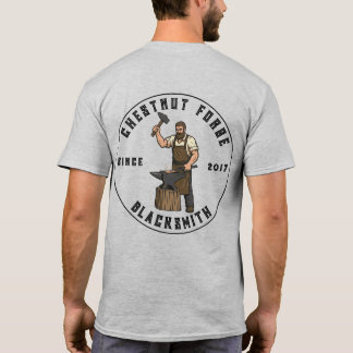 Camiseta Personalizar Negócios de Oficina de Ferreiro Forja