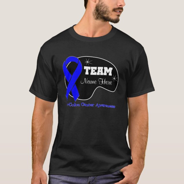 Camiseta Personalizar nome da equipe - Cancer de dois ponto (Frente)
